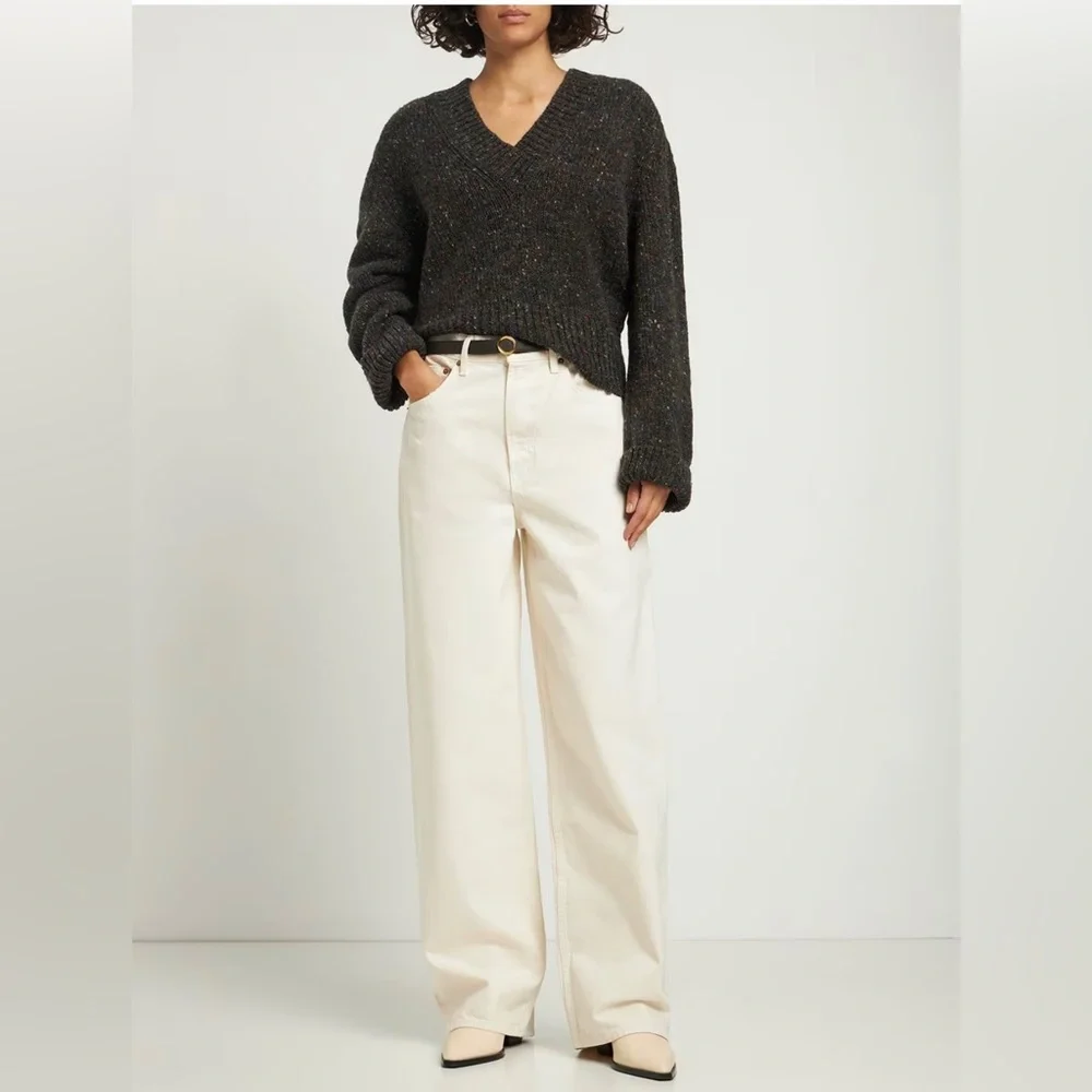 MOTHER Snacks High Waisted Dip Puddle Jeans - Picture 1 of 10